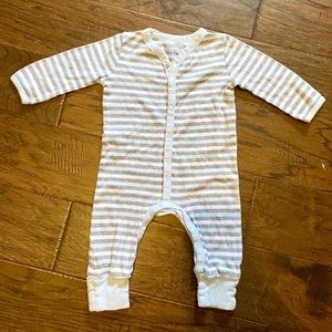 Burts Bees Baby Organic Striped Jumpsuit